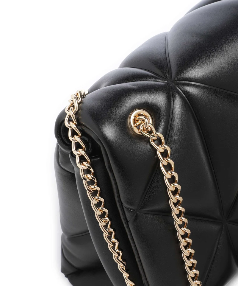 Love Moschino Embossed Q Sac porté épaule nero
