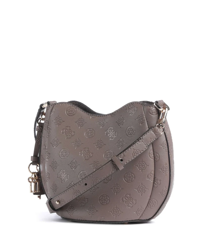 Guess Carmella Sac seau taupe logo