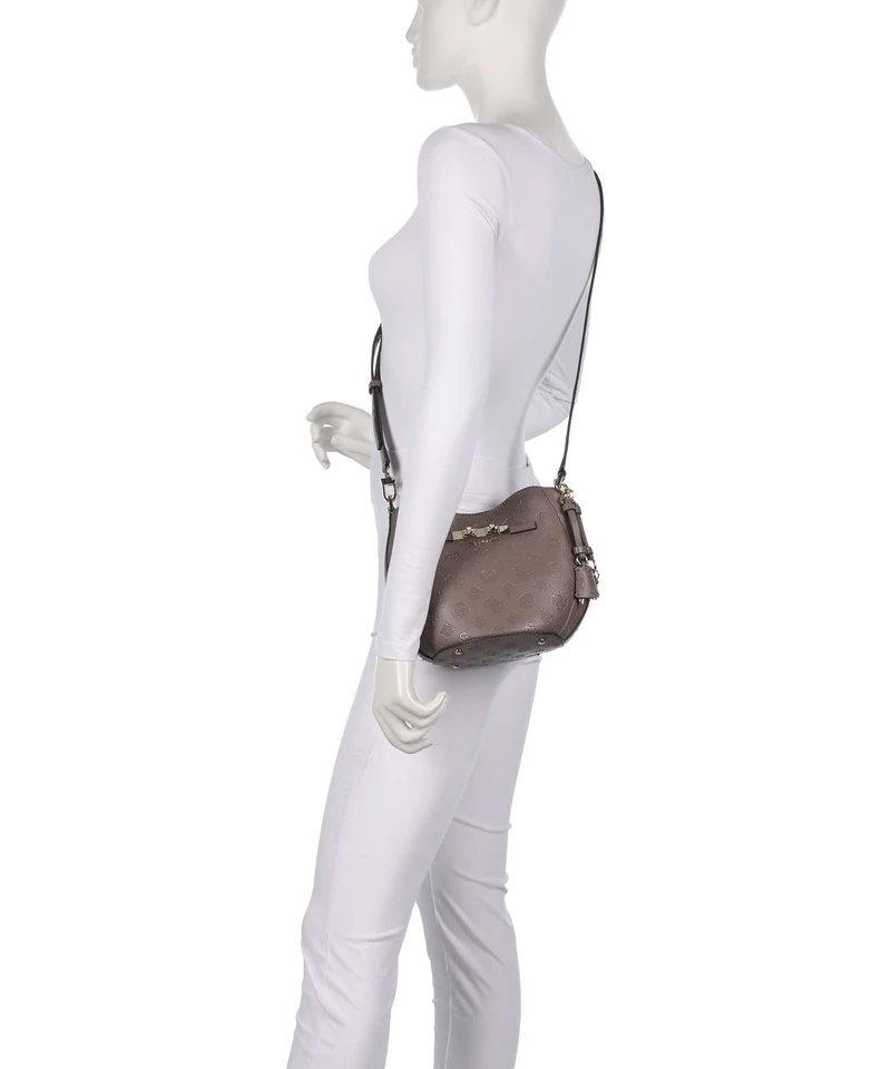 Guess Carmella Sac seau taupe logo