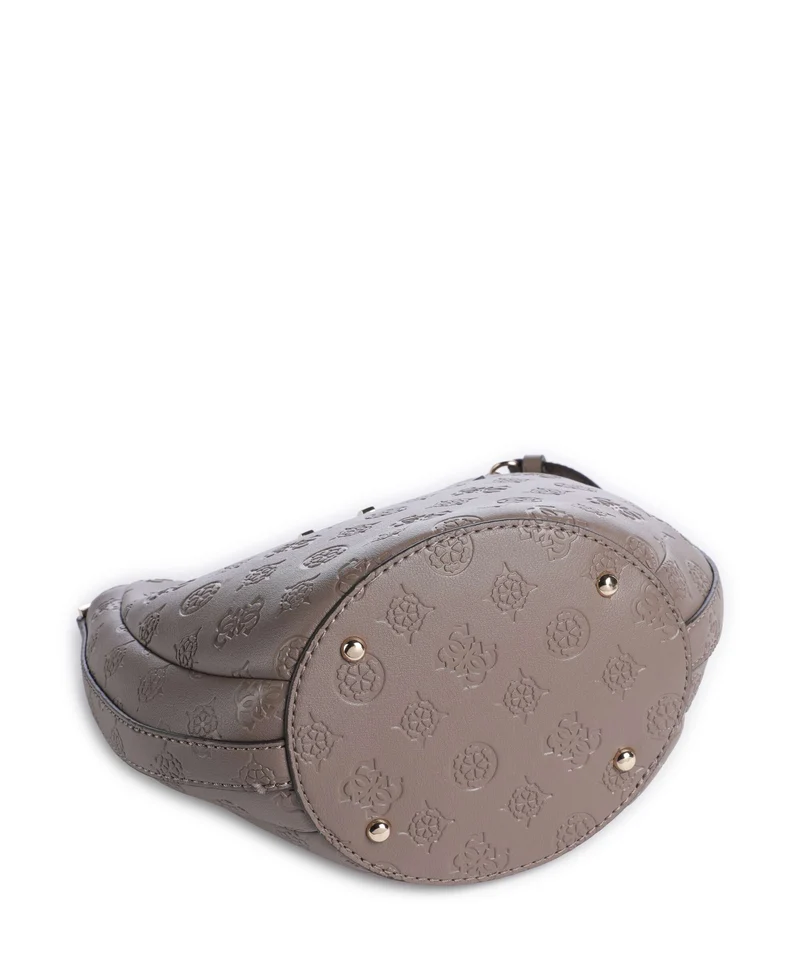 Guess Carmella Sac seau taupe logo