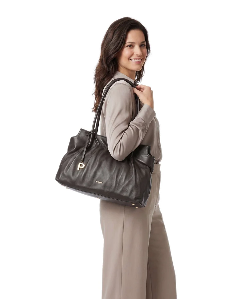 Picard Drape Cabas cafe