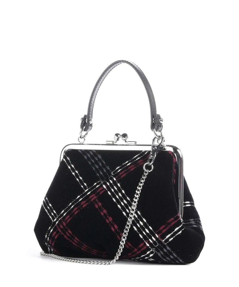 Vivienne Westwood Granny Frame Velvet Check Sac à main black/multicolor