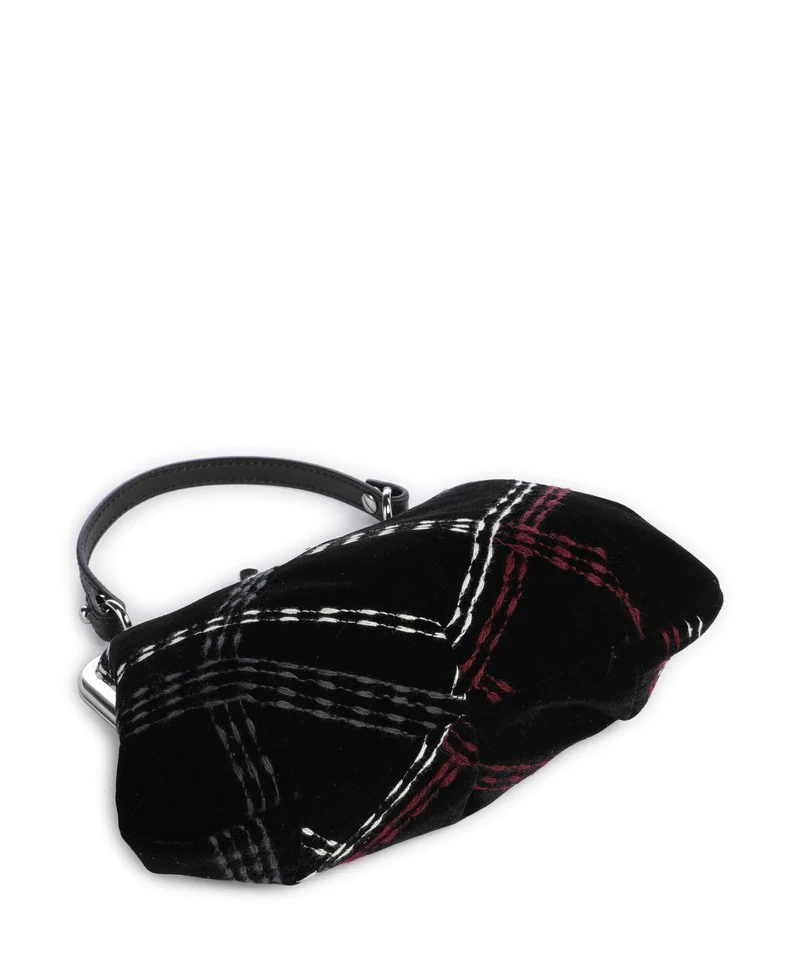 Vivienne Westwood Granny Frame Velvet Check Sac à main black/multicolor