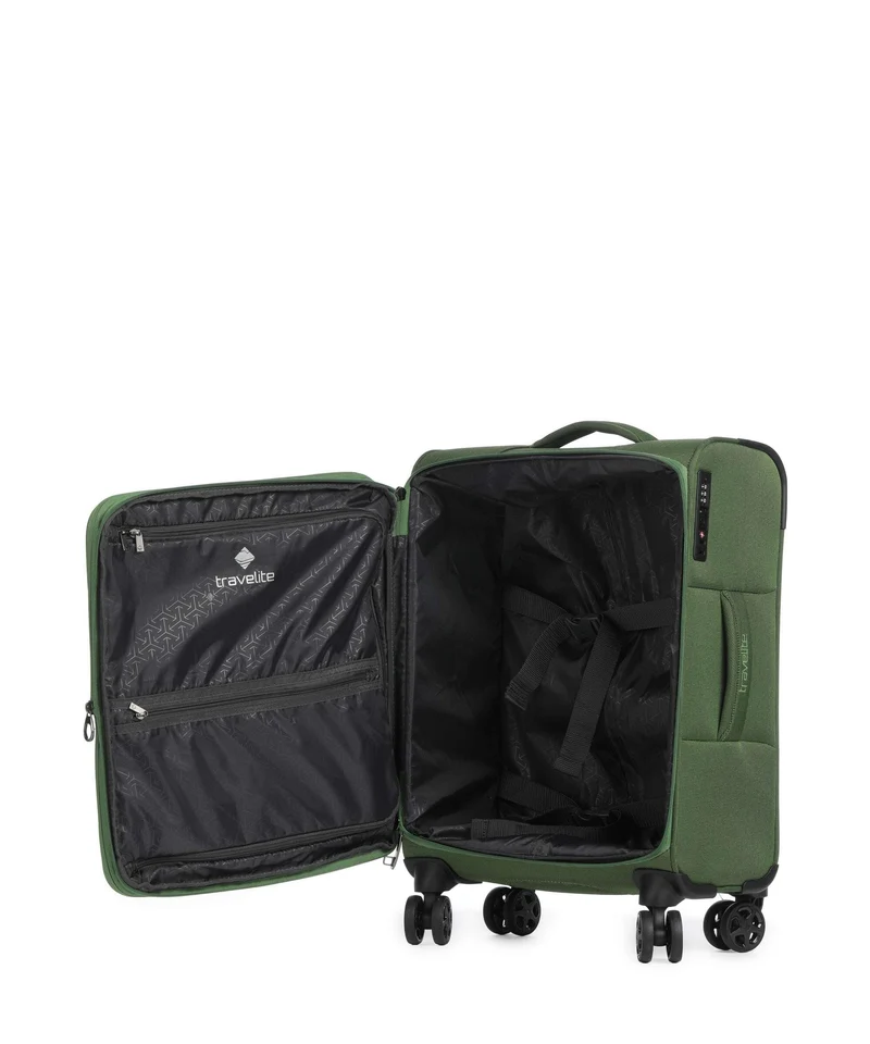 Travelite Cubis Valise 4 roues green