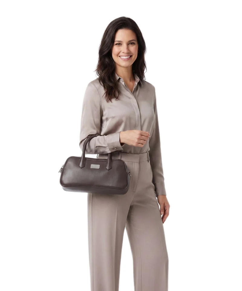 Emporio Armani Cassandra M Sac à main dark smoke