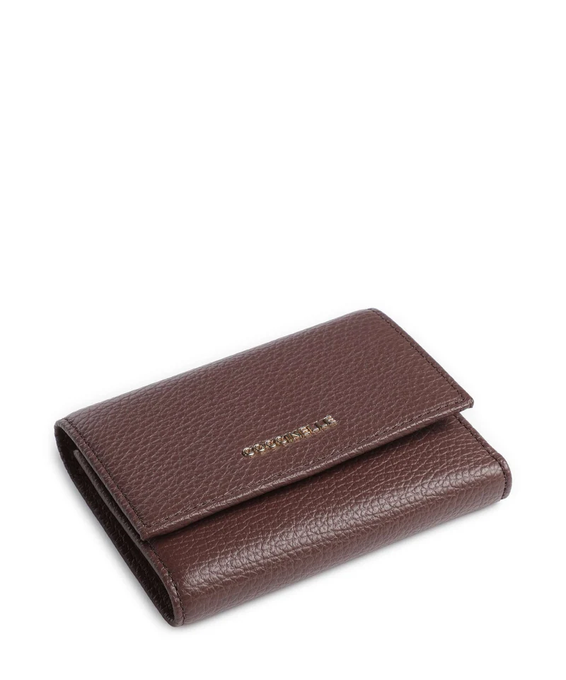 Coccinelle Metallic Soft Portefeuille berry