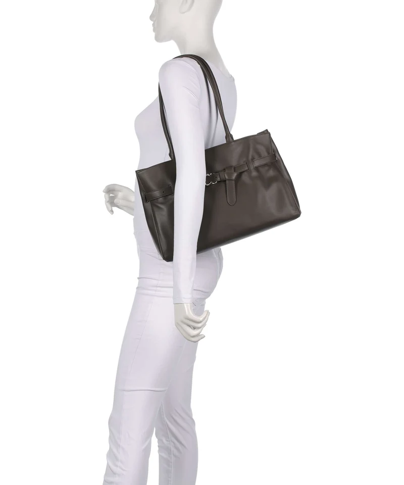 Coccinelle Sabine Soft Cabas fango