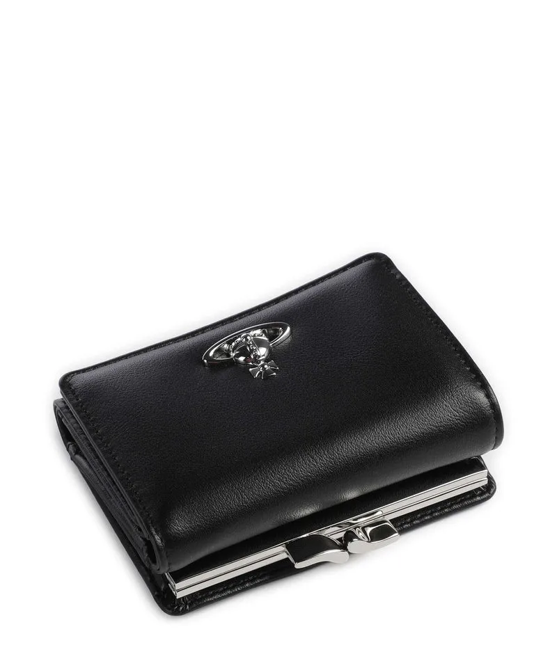 Vivienne Westwood Frame Smooth Small Portefeuille black