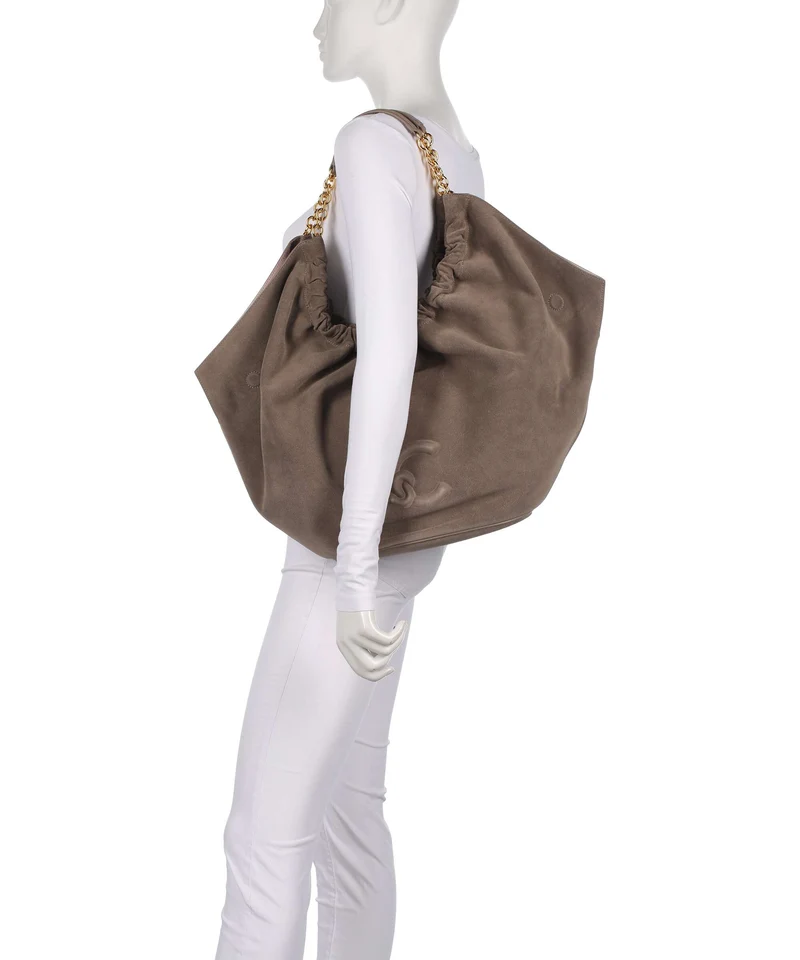 Coccinelle Smash Suede Sac fourre-tout warm taupe