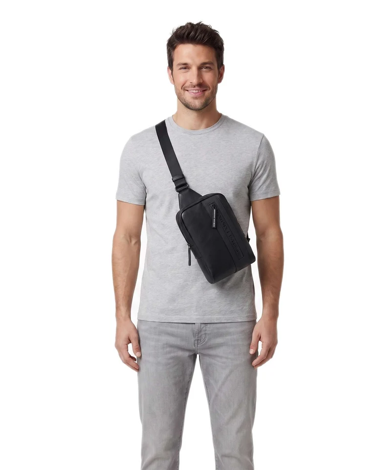 Armani Exchange Angel Sac sling black