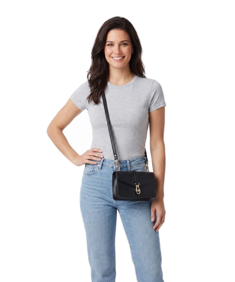 Steve Madden BSAX Sac porté épaule black/gold