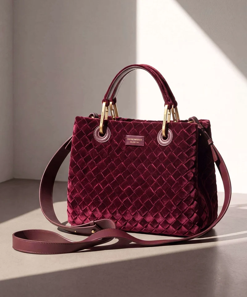 Emporio Armani My EA S Sac à main bordeaux