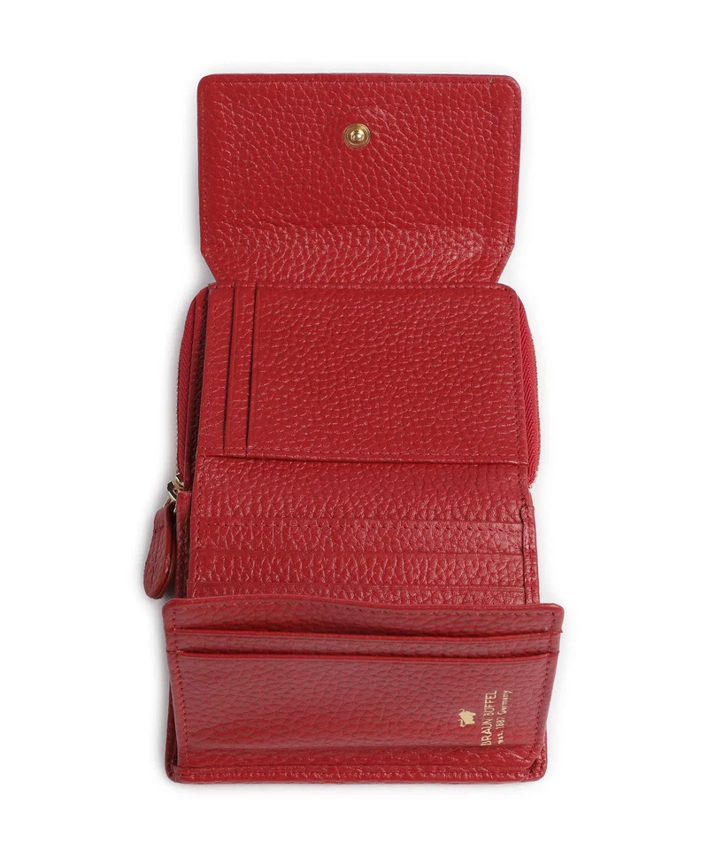 Braun Büffel Asti Portefeuille red