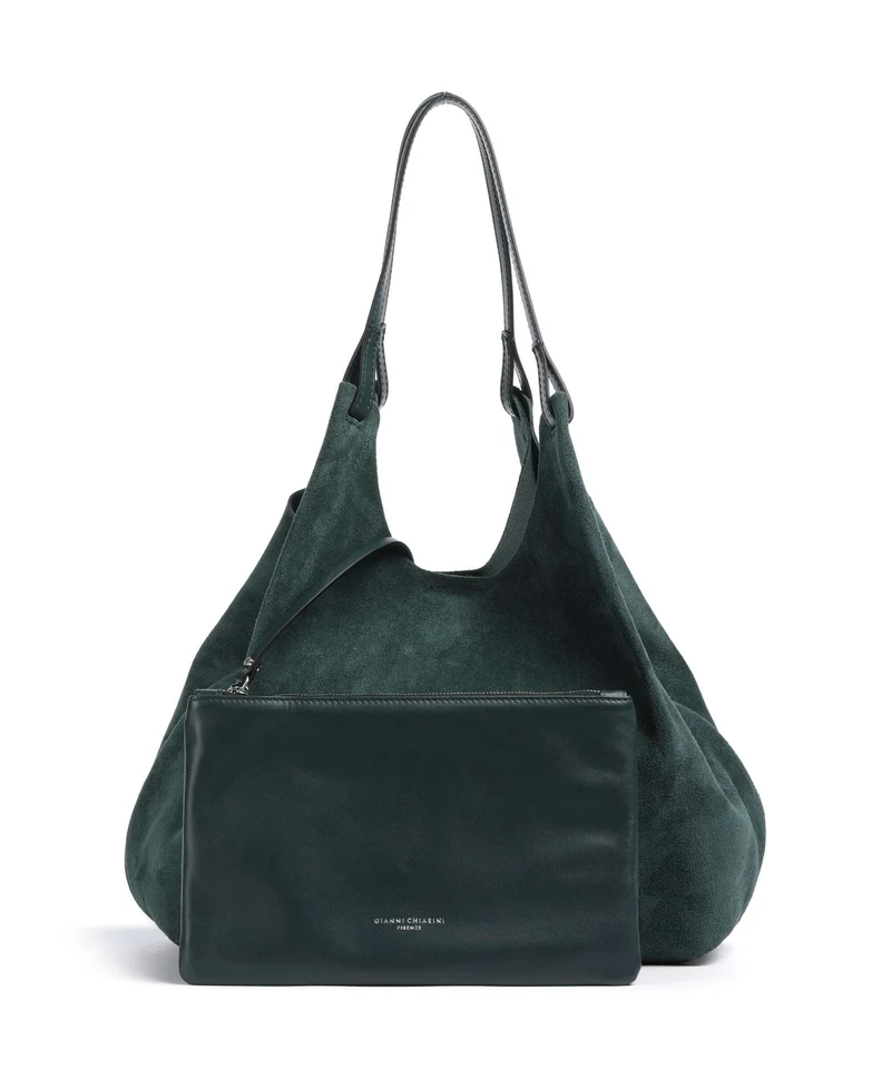 Gianni Chiarini Dua L Cabas velvet green