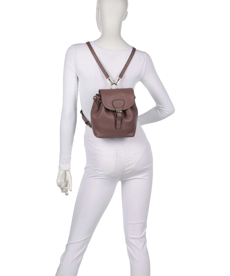 Abro Agave Daily Small Sac à main porté dos rosewood