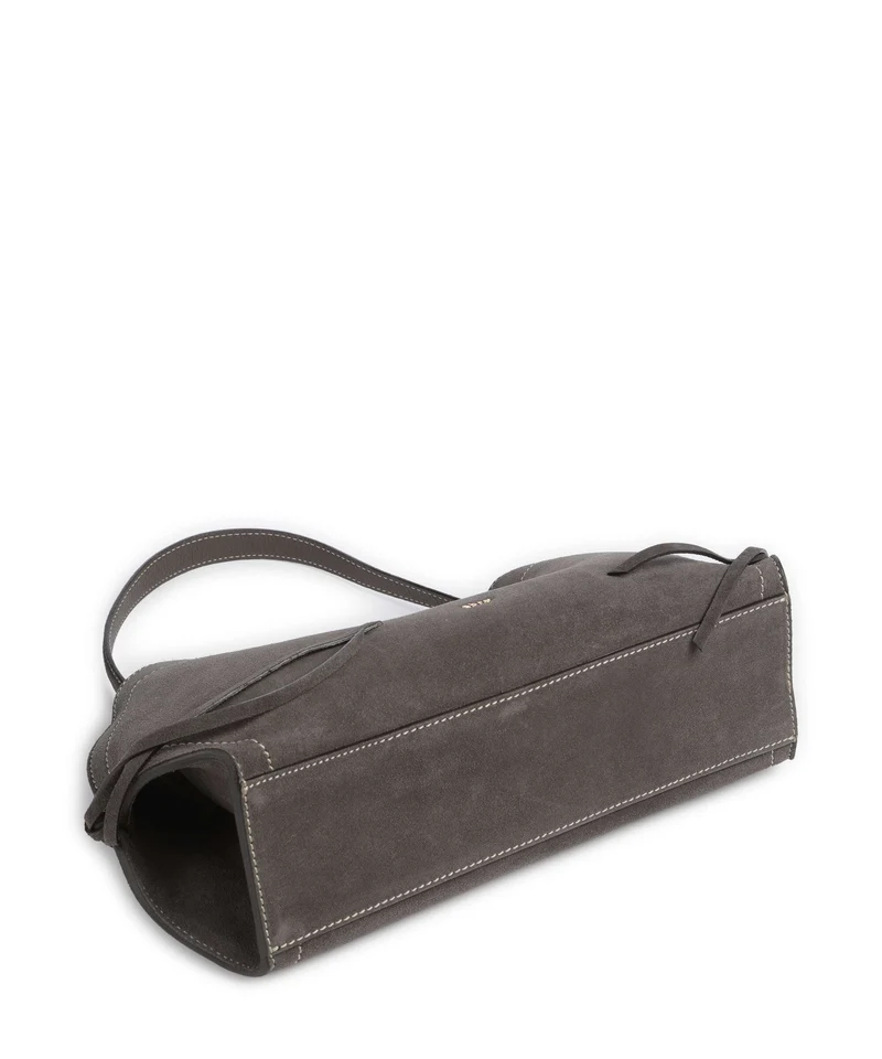 Abro Suede Necessity Small Sac porté épaule grey