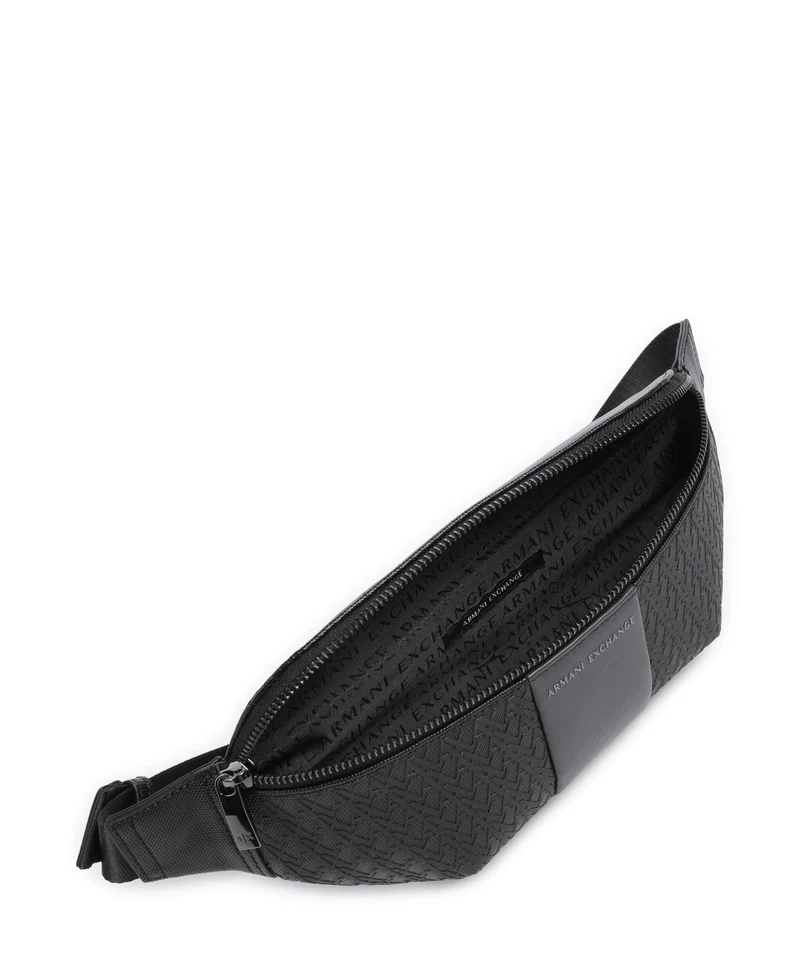 Armani Exchange William Sac banane black/forged iron