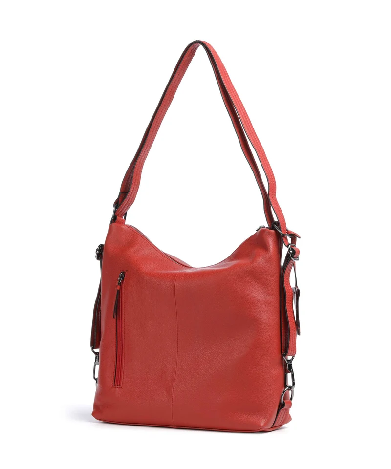 Burkely Rock Ruby Sac à main porté dos really red