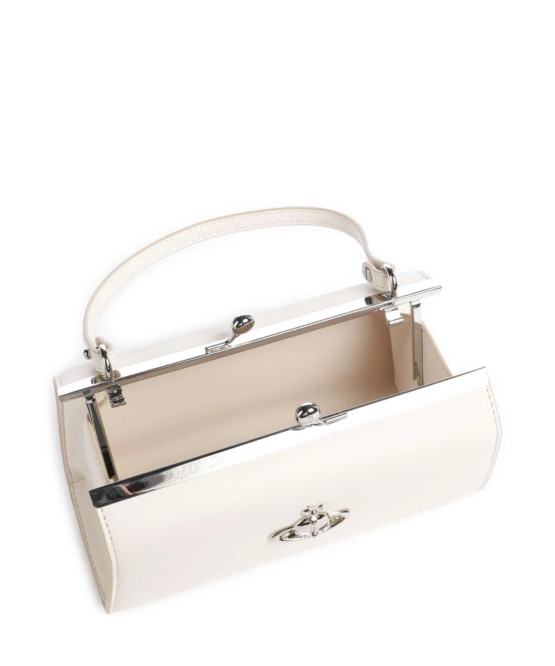 Vivienne Westwood Doll Frame Smooth XL Sac à main white