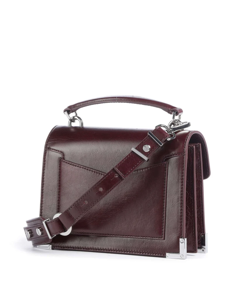 The Kooples Emily Small Sac bandoulière bordeaux