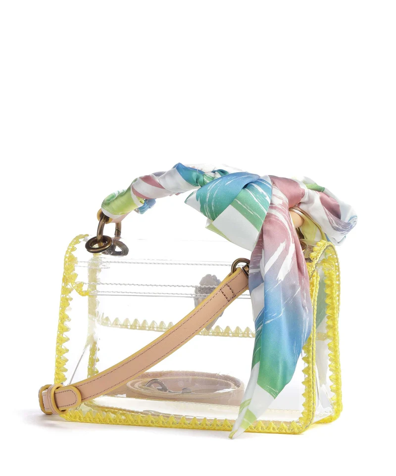 Kurt Geiger Kensington Vinyl Mini Sac bandoulière yellow