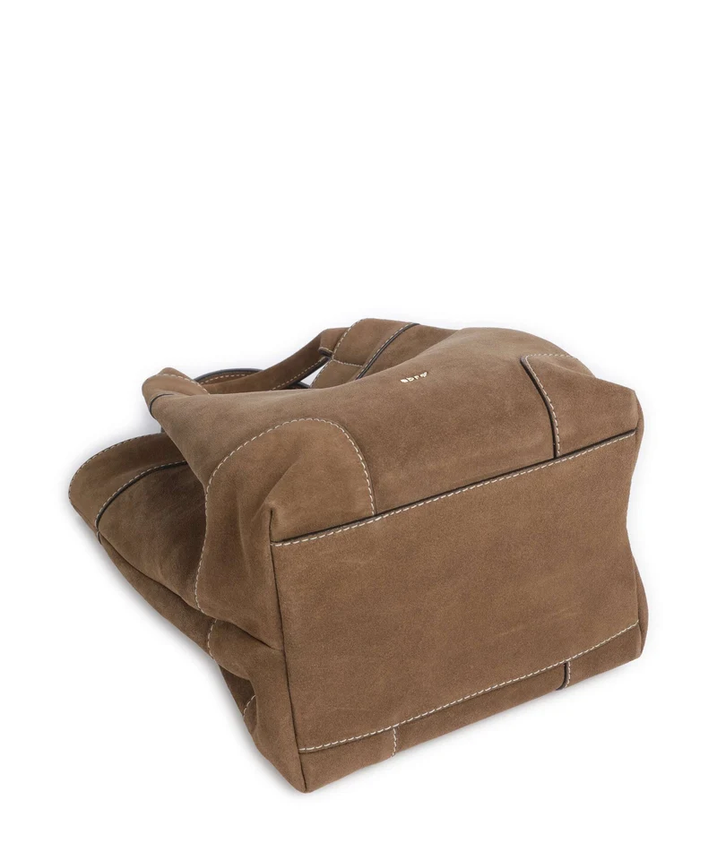 Abro Suede Essential Medium Sac à main khaki