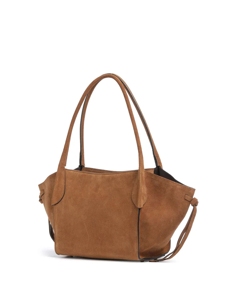 Abro Suede Vibe Small Sac porté épaule cuoio