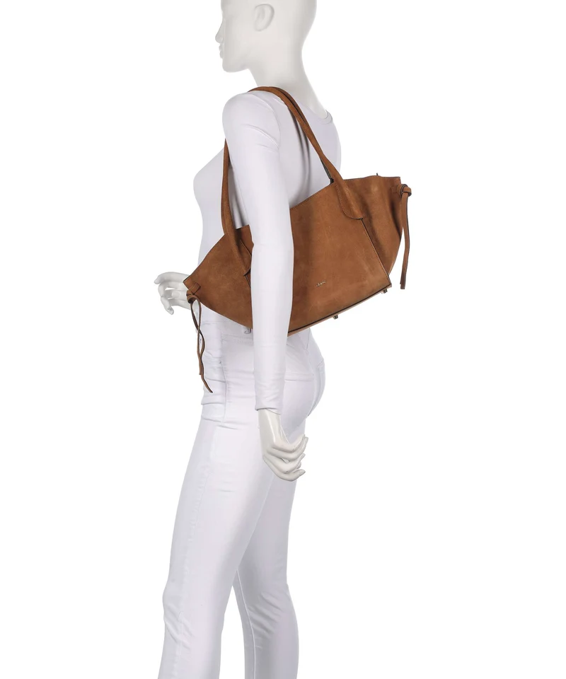 Abro Suede Vibe Small Sac porté épaule cuoio