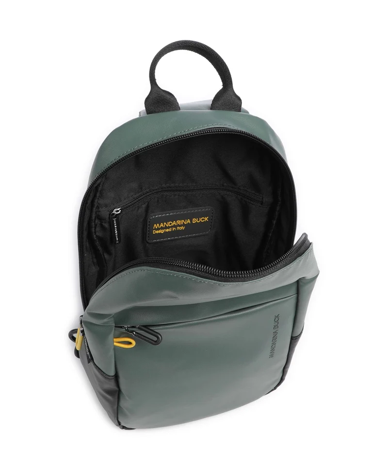 Mandarina Duck Coated Sac sling deep green