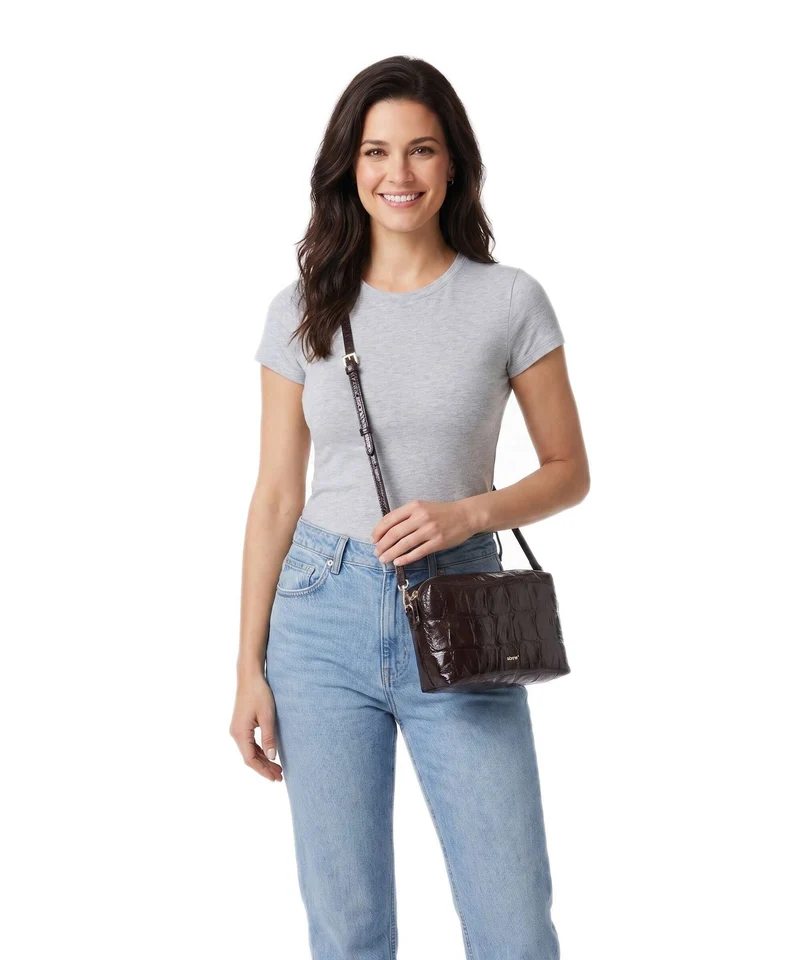 Abro Maxxi Cocco Kaia Sac bandoulière dark brown