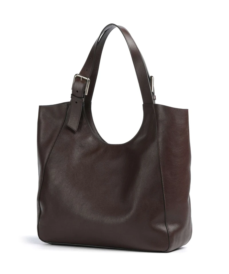 Furla Dora L Cabas dark cioccolato