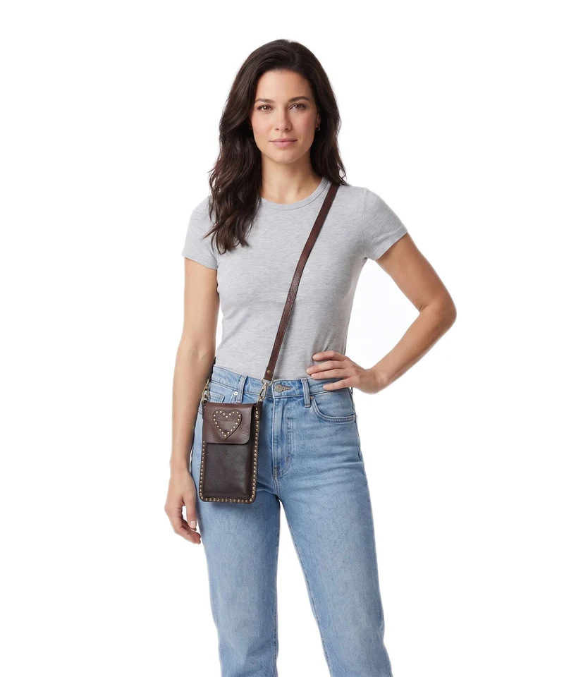 Campomaggi Pochette telephone brown