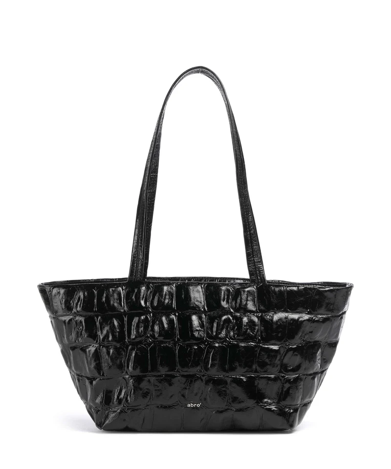 Abro Maxxi Cocco Alba Sac porté épaule black/nickel