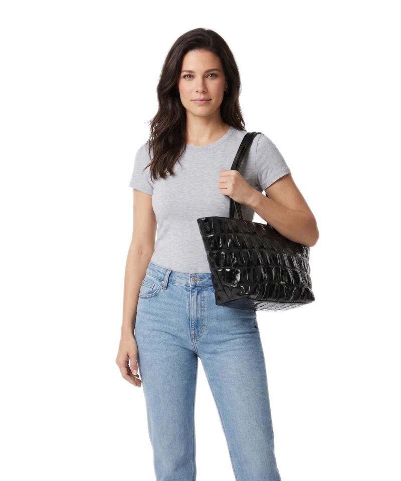 Abro Maxxi Cocco Alba Sac porté épaule black/nickel