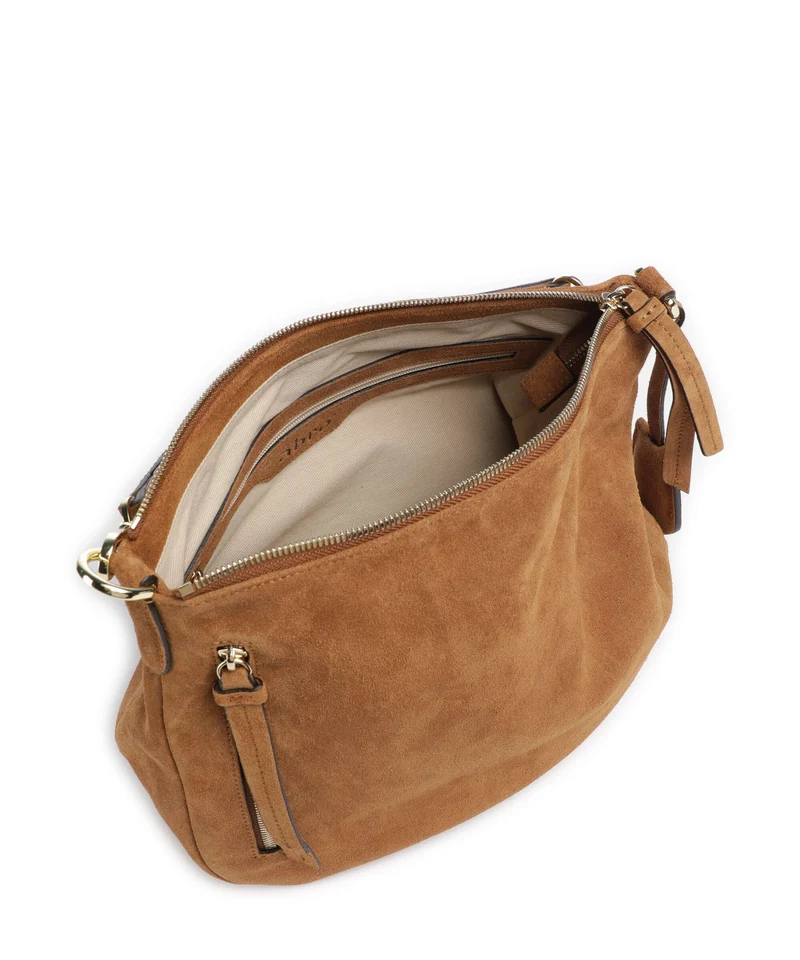 Abro Suede Juna Small Sac fourre-tout cuoio