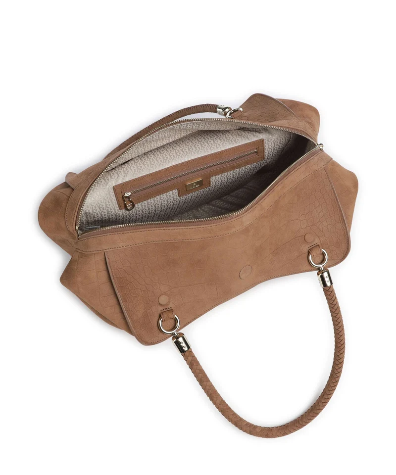 Aigner Carré Soft L Cabas saddle brown
