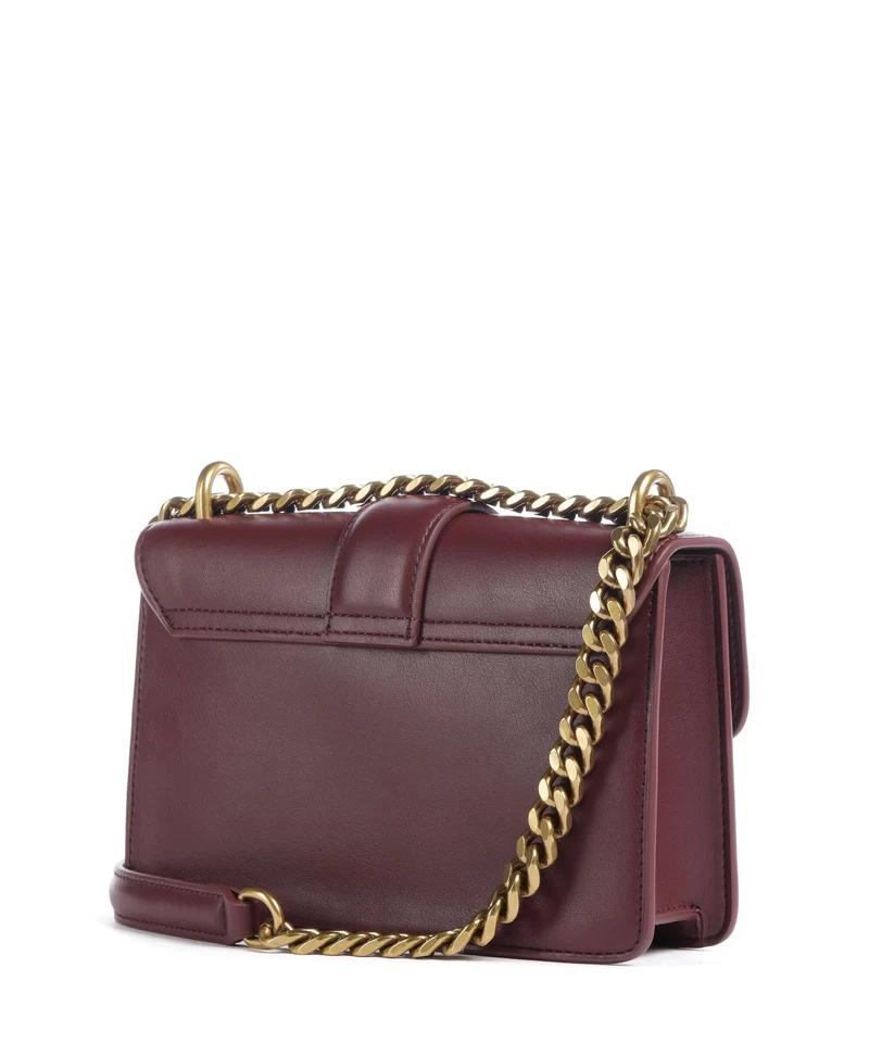 Just Cavalli Iconic Snakes Sac porté épaule cordovan