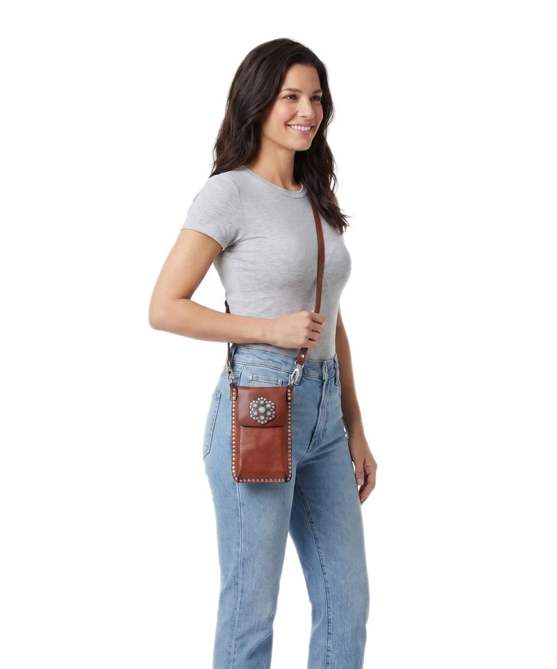 Campomaggi Pochette telephone cognac