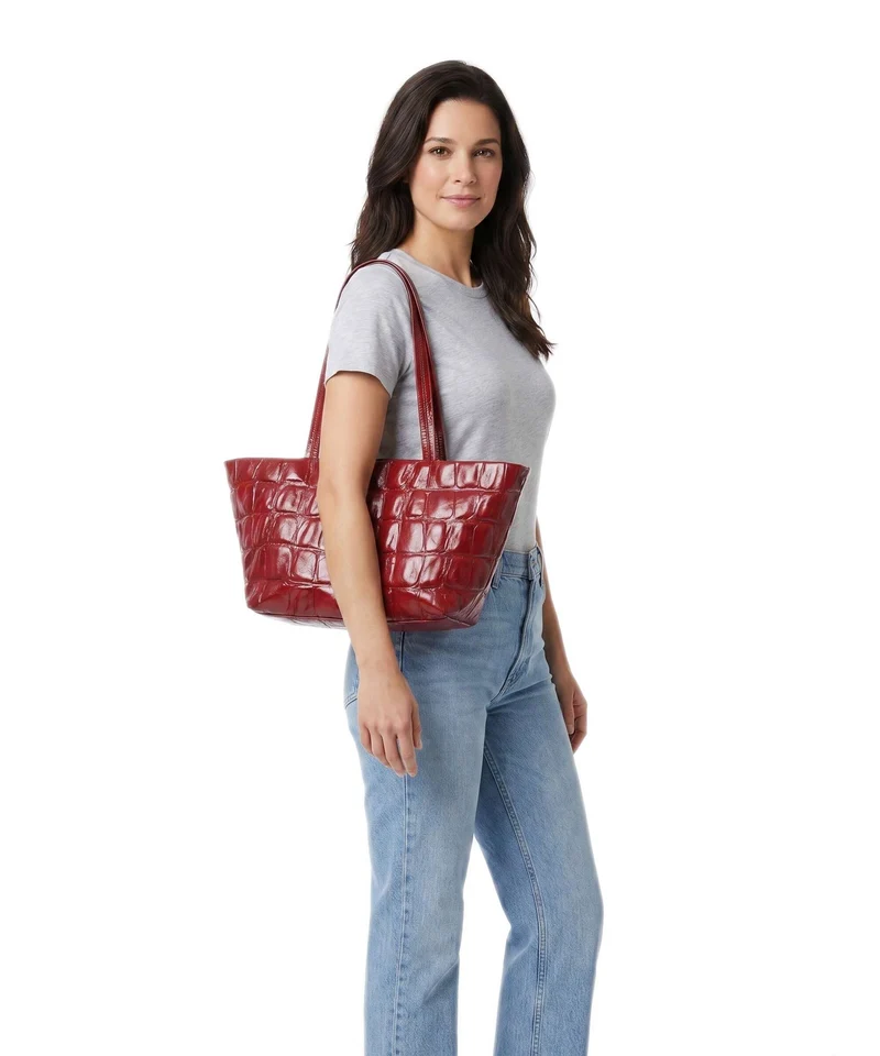 Abro Maxxi Cocco Alba Sac porté épaule ruby