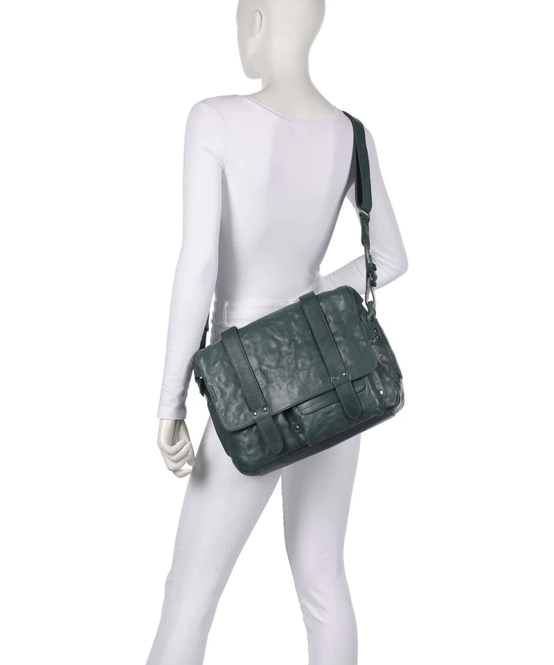 Aunts & Uncles Grandma's Luxury Club Mrs. Honey Pie Sac messager green jewel