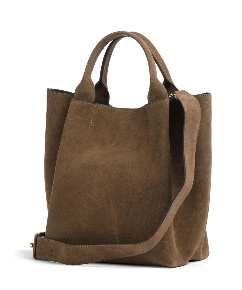 Abro Suede Essential Medium Sac à main khaki