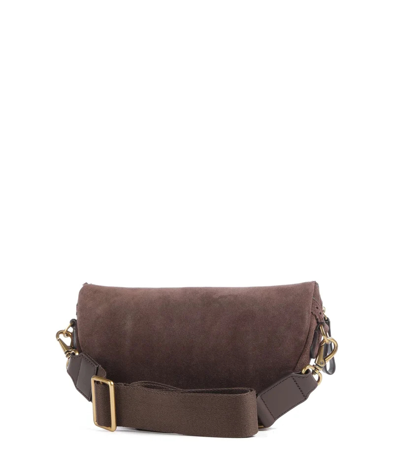 Lauren Ralph Lauren Marcy Sac banane chestnut brown
