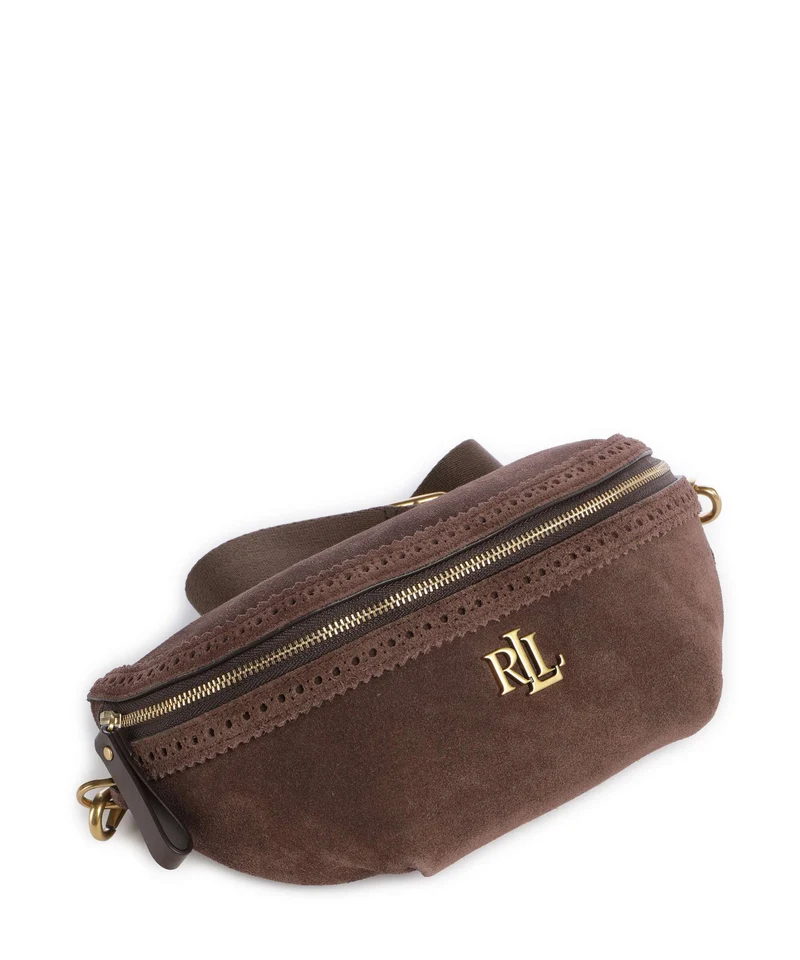 Lauren Ralph Lauren Marcy Sac banane chestnut brown