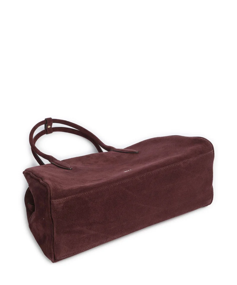 Abro Suede Amara Sac porté épaule burgundy