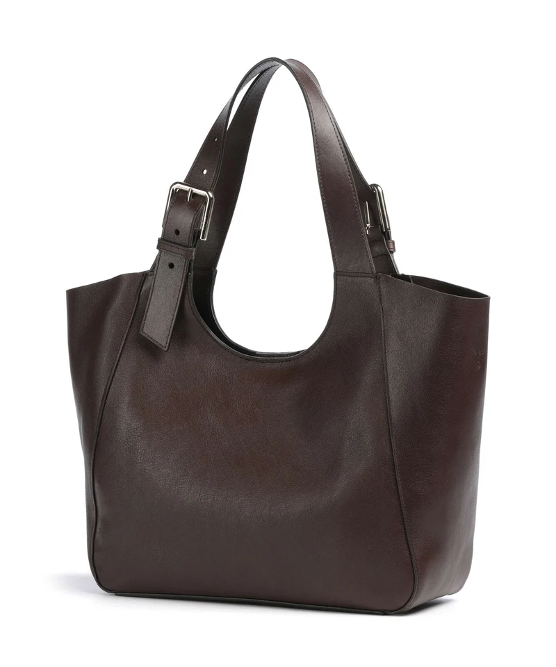 Furla Dora M Cabas dark cioccolato