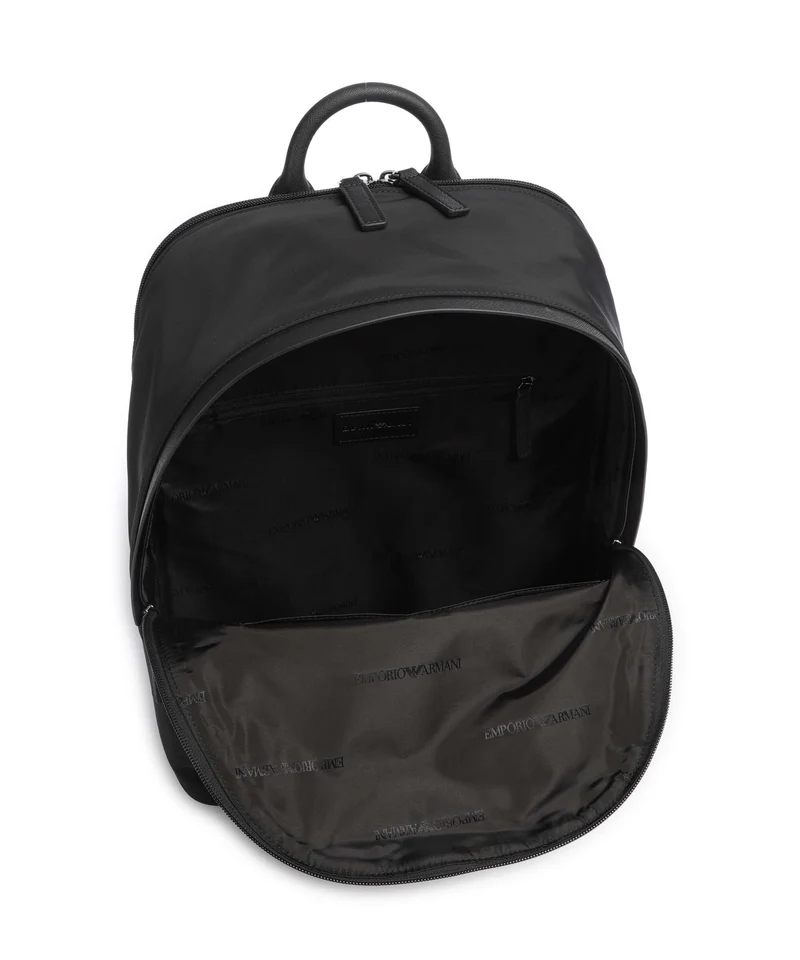 Emporio Armani Nylon Recycled Sac à dos black beauty