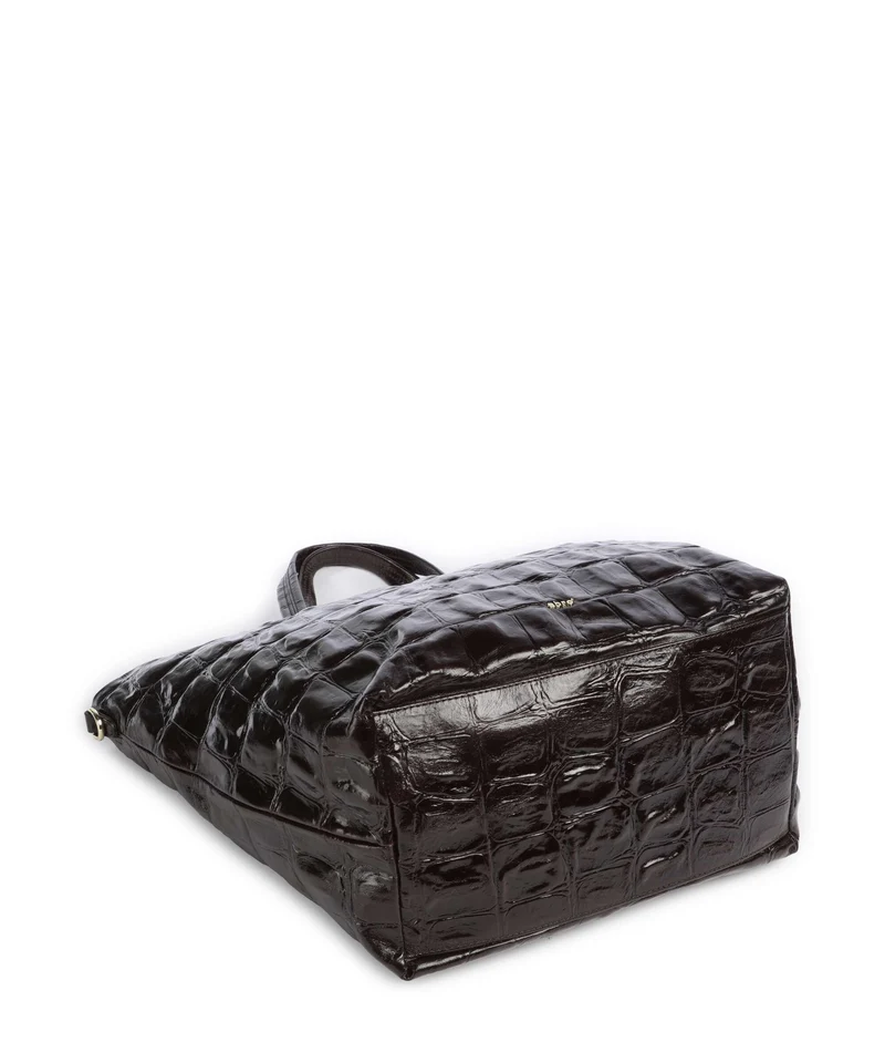 Abro Maxxi Cocco Alba Sac à main dark brown