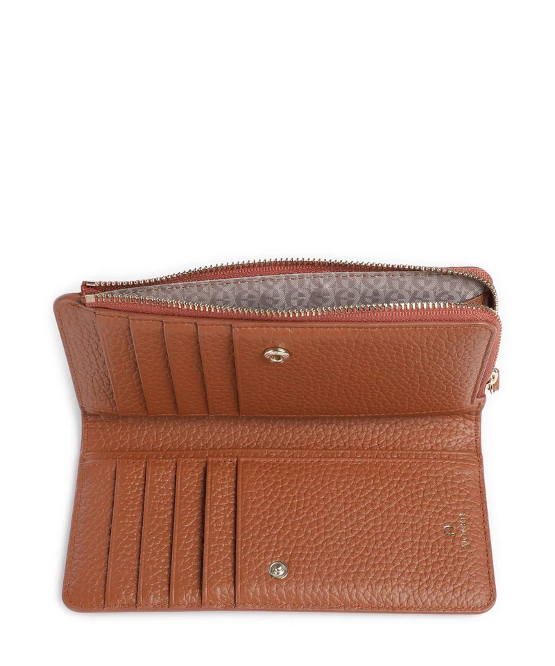 Aigner Carré Soft Portefeuille cognac brown