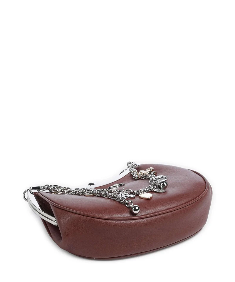 Vivienne Westwood Charm Frame Supple Sac porté épaule chestnut