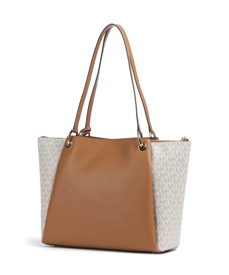 Michael Kors May Large Cabas vanilla/acorn